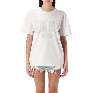 T 바이 알렉산더 왕   반팔 티셔츠 SS25 4CC2251542132 5585759 DIRTY WHITE