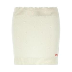 끌로에 미디 스커트 CH25WMJ06590 107 White