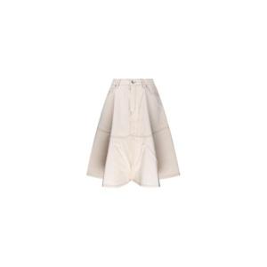 아미 미디 스커트 FSK436 DE0106 150 OFF WHITE