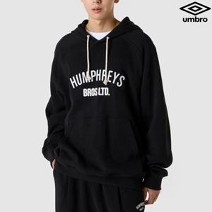 [엄브로] HBL 로얄 컬리지 레터링 후드 티셔츠 UQ321CHD99_BLK0