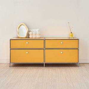 동서가구 E0 프리오 스틸 모듈 1200 2단 서랍장 DF926933