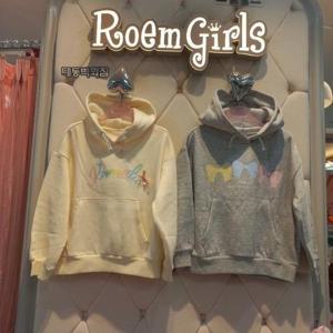 로엠걸즈 DP01 레인보우  기모후드 스웻셔츠 RGMA25T5C