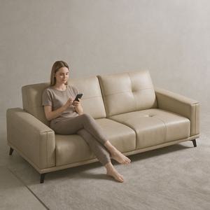 [더젠] 레나토 고급 전동모션베드 슬라이드 리얼 에코가죽소파(3