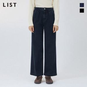 [리스트] 투턱 밴딩 기모 와이드 데님 팬츠_TSMSLO82090