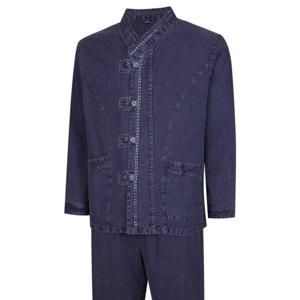 남성 간절기 생활한복 상하의 세트 SS-HBA-Q007-네이비