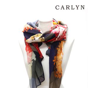 칼린 컬러풀플라워 울 스카프 S7939W207