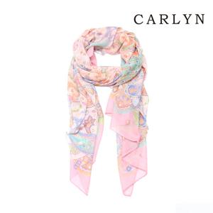 칼린 헤이리페이즐리 롱 울실크 스카프 S7019T005