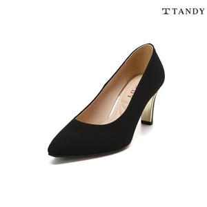 [탠디] 여성 세무 펌프스 구두 (굽 7CM) 719078_W-083 블랙