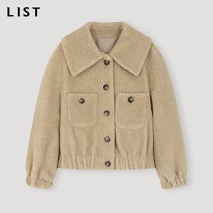 [리스트] 캐주얼 부클퍼 셔츠 재킷_TWUJKM82020_BE