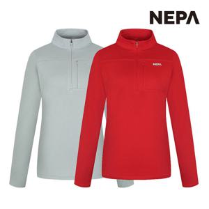 [택가119,000원] 네파 여성 폴라텍 파워드라이 포켓 집업티셔츠 7I65400