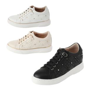 [엘칸토(여성화)]경량쿠션 LD79 자수&징장식 여성밴드끈스니커즈 LCWS79U413 블랙/베이지/화이트