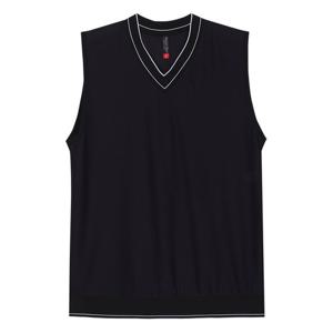 남성 여름 매쉬원단 브이넥 조끼 베스트 SH-VESG-933-블랙
