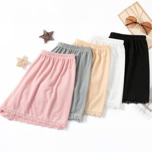 [아이우먼]빅사이즈사랑해요 R060L407 살키레이스스판속바지 DK