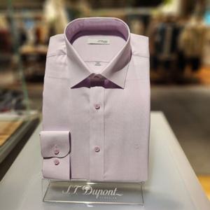 듀퐁셔츠 SE4FM21LS313SPK 24FW 컴포터블 라인 100수 도비 스트레치 슬림 핏 셔츠