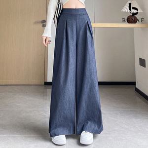 [베나프]마크 핀턱 와이드팬츠_BI3LP001