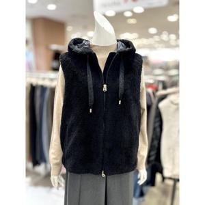 소고 세이브존01 인조 퍼 후드 조끼 TH4VA02