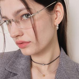 제이로렌 실버 은볼 데일리 목걸이 N01177