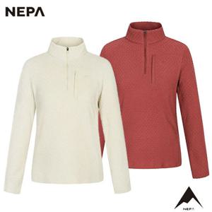 [네파](7J85406) 여성 가을겨울 마운틴 자카드 플리스 집업티셔츠