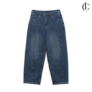 엘케이트 여성 데님 융기모안감 청바지 와이드 벌룬핏 겨울바지 LPP026