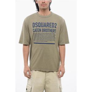 디스퀘어드2 반팔 티셔츠 S74GD1239 S24318 695 Military Green