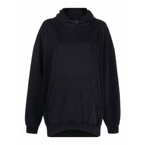 [BALENCIAGA] 라프리마 여성 스웨트셔츠 스웨터 로고 코튼 후디 620947TNVU21073 블랙 /8