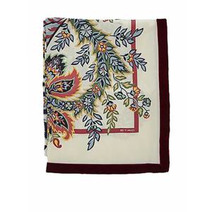 [ETRO] 라프리마 여성 스카프 보헤미안 스톨 인 실크 앤 벨벳 WATA0010AV453X0820 화이트 /8