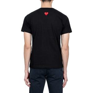 [꼼데가르송] 백 레드 와펜 반팔(P1T340) (AX T340 051 1)