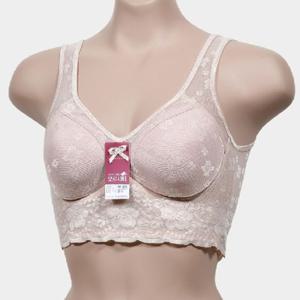 쿨샵 여성 꽃잎레이스 망사 매쉬 A컵 스포츠 브라탑