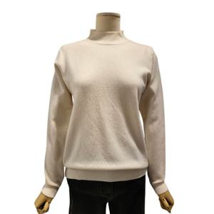 [에이비에프지]솔리드 울 반폴라 긴팔 니트 APZ1HW51B