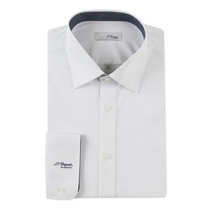 [선물포장] 듀퐁 슬림핏스트레치원단의구김없는 기본화이트 SE4FM21LS363SWH