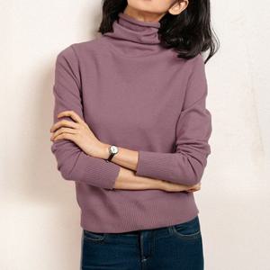 [슈썸]여성 4컬러 데일리 터틀넥 하이넥 니트 LK-K008