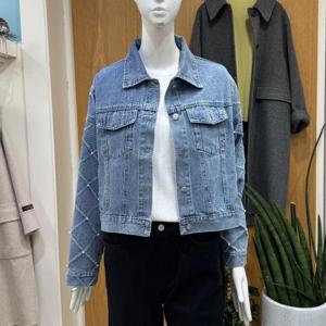 클리지 DP01 펄 포인트 데님 청 자켓 CP2WJK19