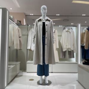 [비지트인뉴욕] 맥 니트 배색 트렌치코트 VB3BB10