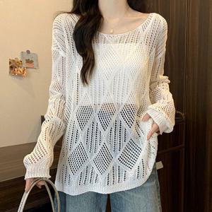 [베나프]오즈 루즈핏 그물 니트_BJ1LK016