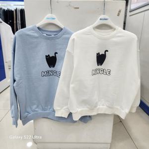 [에꼴리에]에꼴리에 캣프린트바이오맨투맨 25A1452_SC