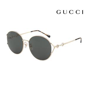 (국내당일발송) 구찌 명품 선글라스 GG1017SK 001 라운드 메탈 여자