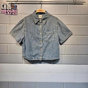 유솔대동백화점 DP01 여아 데님 반팔셔츠 ULYC25452