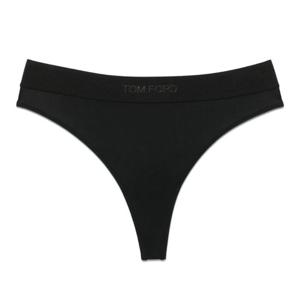 톰포드 블랙 소프트 패브릭 로고 웨이스트밴드 팬티 KNJ009 JEX