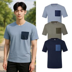 콜핑 남여공용 면소재 포켓 등산 반팔 라운드 티셔츠 KSC056ST5U
