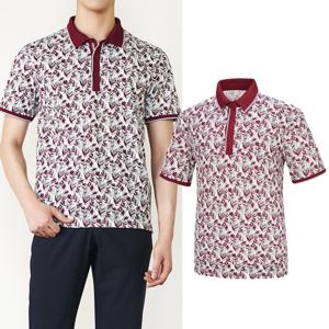 콜핑 프린트 반팔 카라티셔츠 수마야(남) KPT4745M