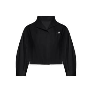 지방시 메탈 로고 패치 크롭 셔츠 1818338