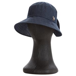 샵앤) 국산 여성 리본 포인트 매쉬 버킷햇 벙거지 KM-WH-0638-네이비