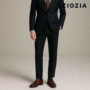 [지오지아] 컴포트핏 트윌조직 네이비 정장팬츠 (ACD5SP1201_DNV)