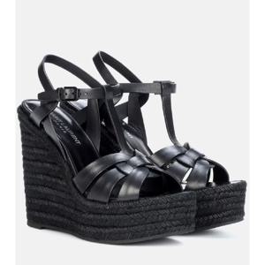 생로랑 Tribute 130 레더 에스파드리유 P00291560