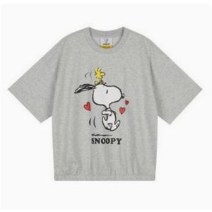 [클라이드]여자 스누피 라운드 반팔티셔츠 FOBTS770F