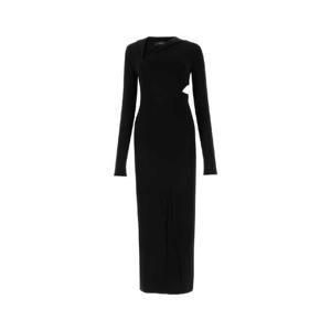 VERSACE 블랙 저지 드레스 10100001A01253 1B000