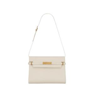 생로랑 맨하탄 숄더백 박스 생로랑 레더 블랑 빈티지 579271-0SX0W-9207