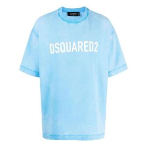 25 FW 디스퀘어드2 로고 프린트 반소매 스웨트셔츠 S74GU0722S25608 TP432398965