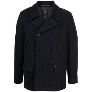 25 FW 페이 로고 패치 긴소매 피코트 NAM07470450VJPU TP432328602