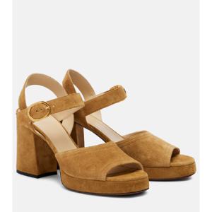 발렌 Fawcette 100 스웨이드 플랫폼 샌들 P01061984